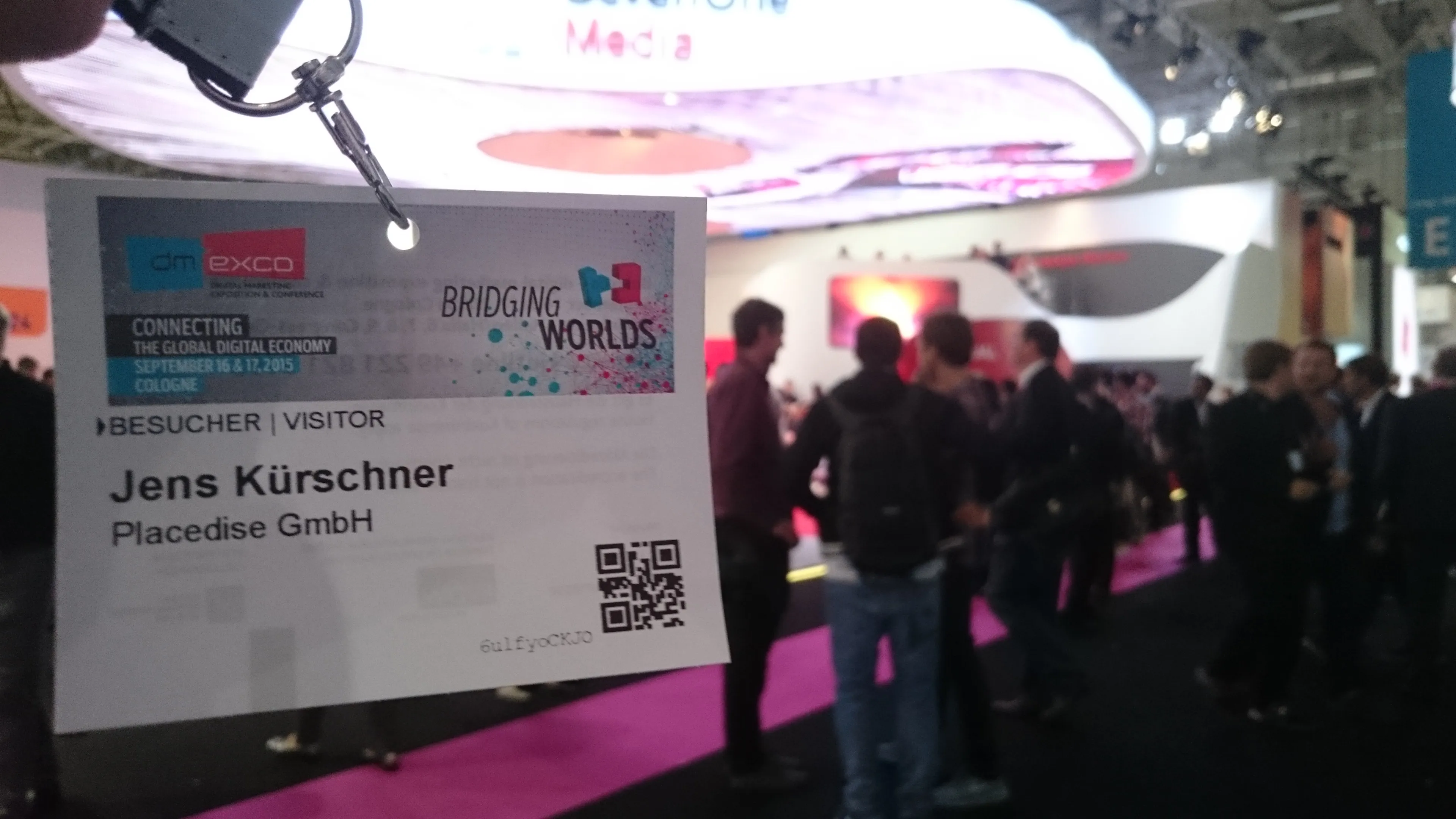 Visiting the DMEXCO, talking to a lot of important people around the industry