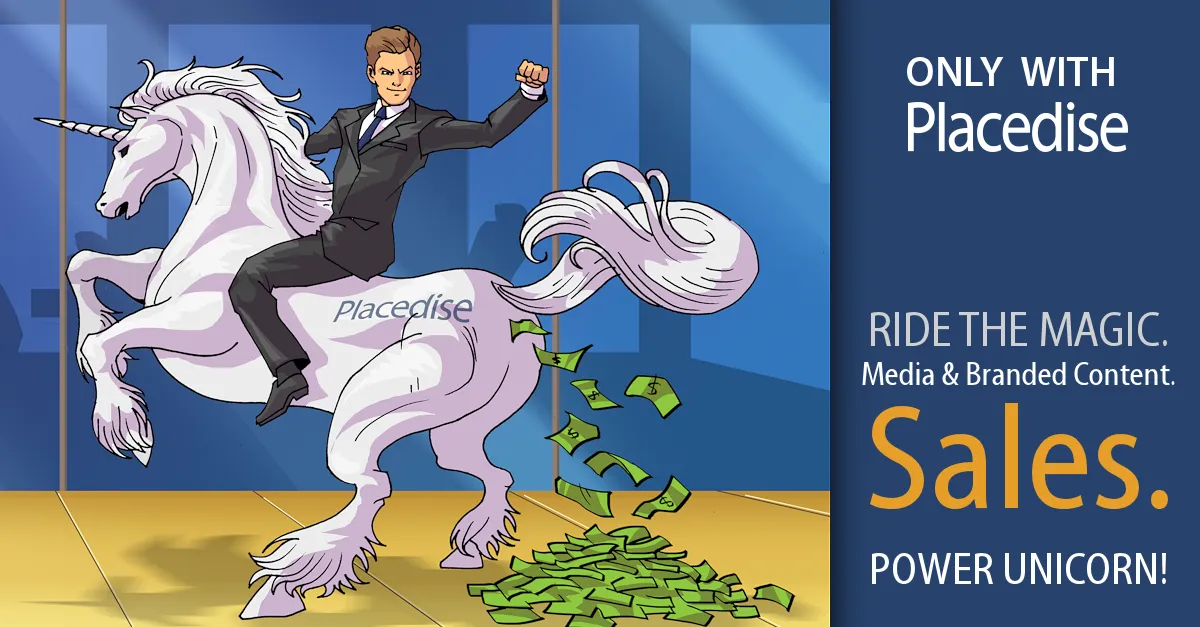 Ride the magic media and branded content sales power unicorn!